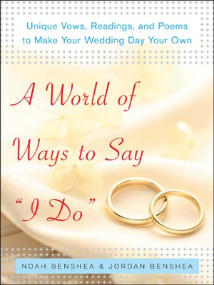 cover image of A World of Ways to Say I Do